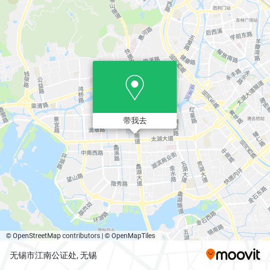 无锡市江南公证处地图