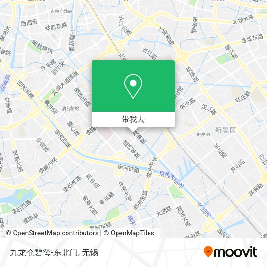 九龙仓碧玺-东北门地图
