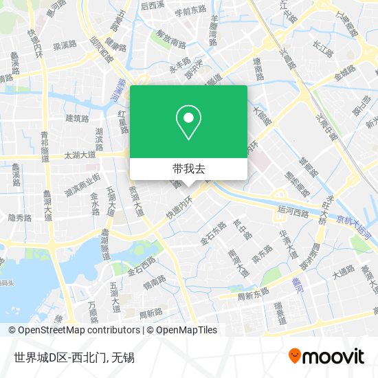 世界城D区-西北门地图