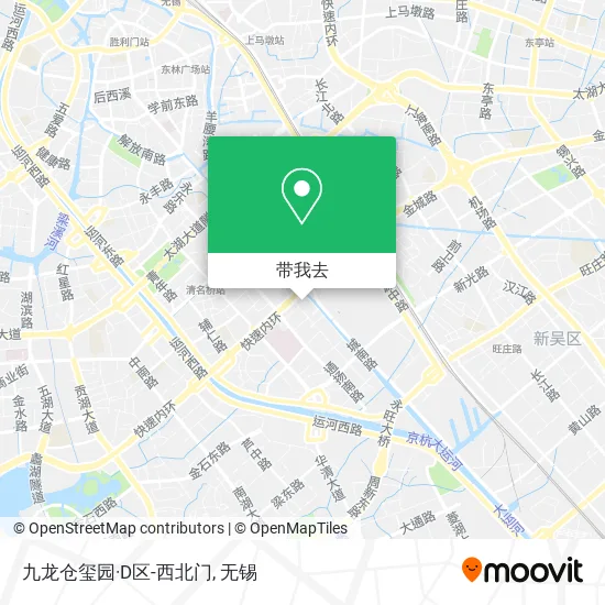 九龙仓玺园·D区-西北门地图