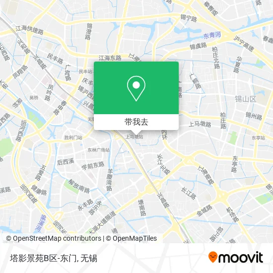 塔影景苑B区-东门地图