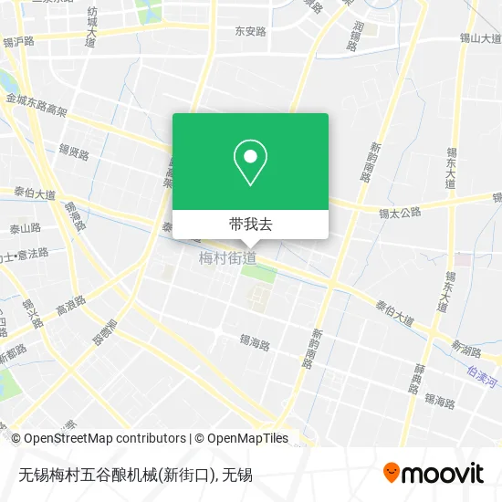 无锡梅村五谷酿机械(新街口)地图
