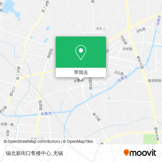 锡北新街口售楼中心地图