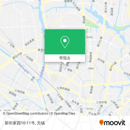 新街家园10-11号地图