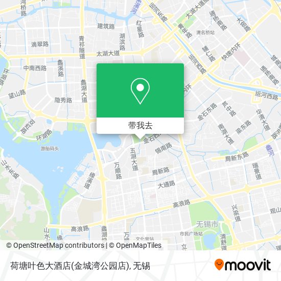 荷塘叶色大酒店(金城湾公园店)地图