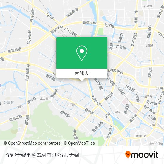 华能无锡电热器材有限公司地图