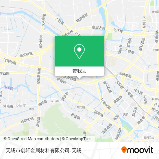 无锡市创轩金属材料有限公司地图