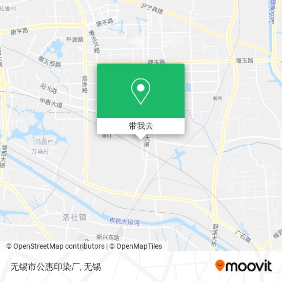 无锡市公惠印染厂地图