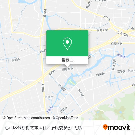 惠山区钱桥街道东风社区居民委员会地图