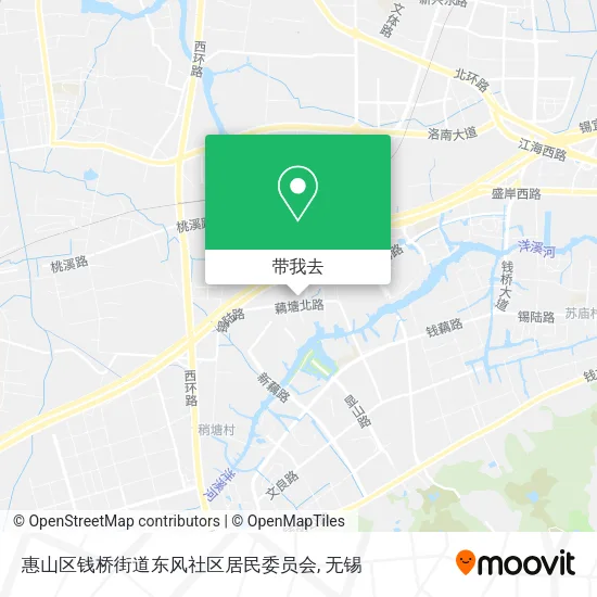 惠山区钱桥街道东风社区居民委员会地图