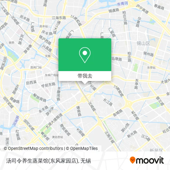 汤司令养生蒸菜馆(东风家园店)地图