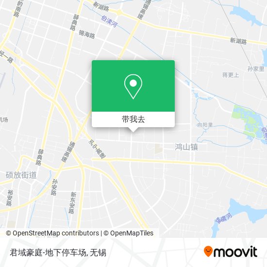 君域豪庭-地下停车场地图