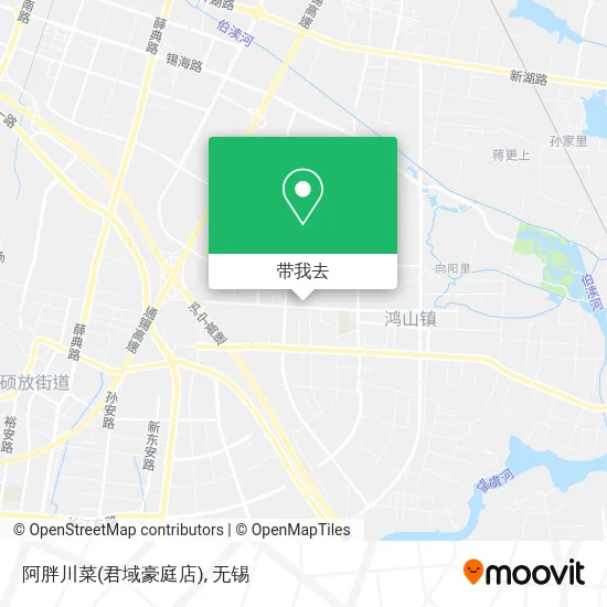 阿胖川菜(君域豪庭店)地图