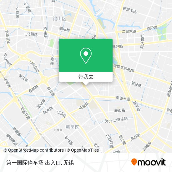 第一国际停车场-出入口地图