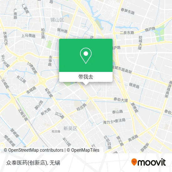 众泰医药(创新店)地图