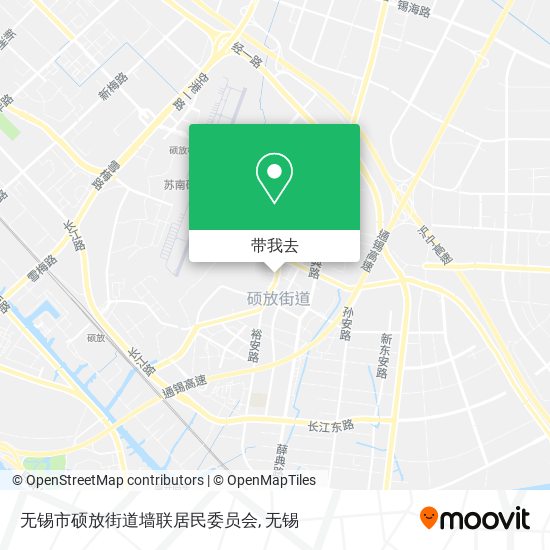 无锡市硕放街道墙联居民委员会地图