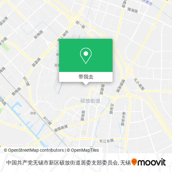 中国共产党无锡市新区硕放街道居委支部委员会地图