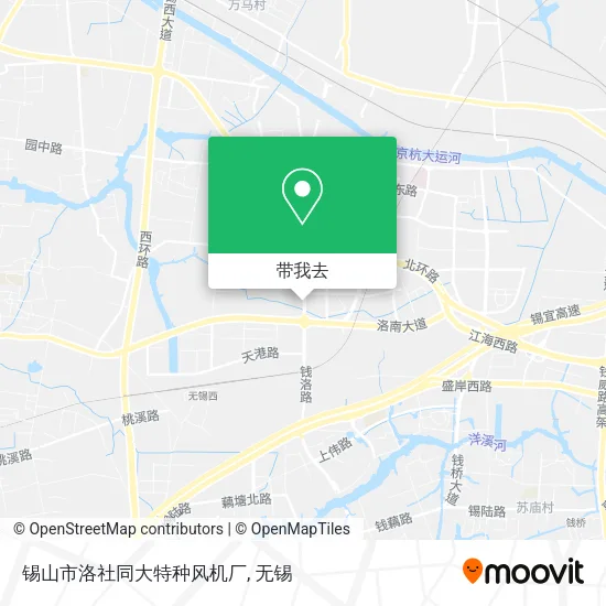 锡山市洛社同大特种风机厂地图