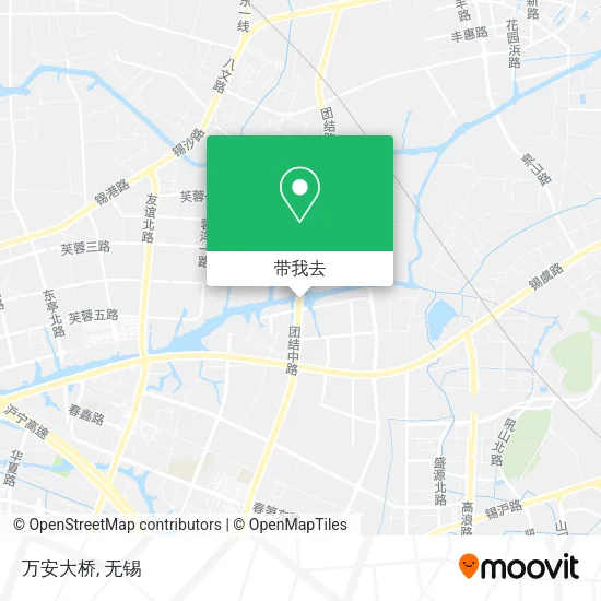 万安大桥地图
