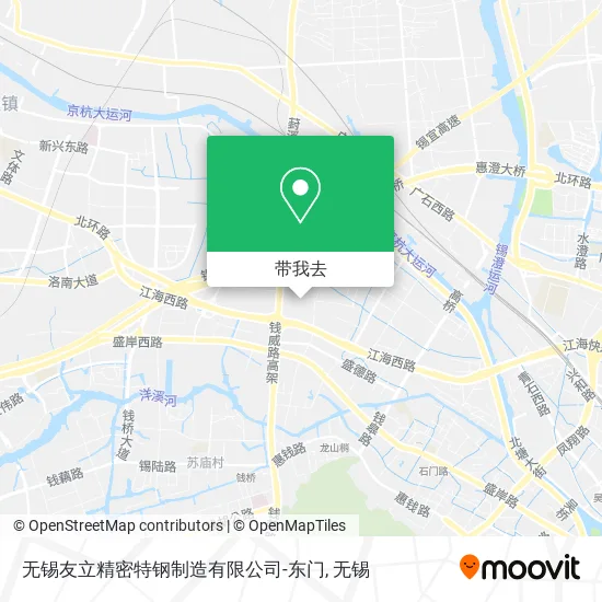 无锡友立精密特钢制造有限公司-东门地图