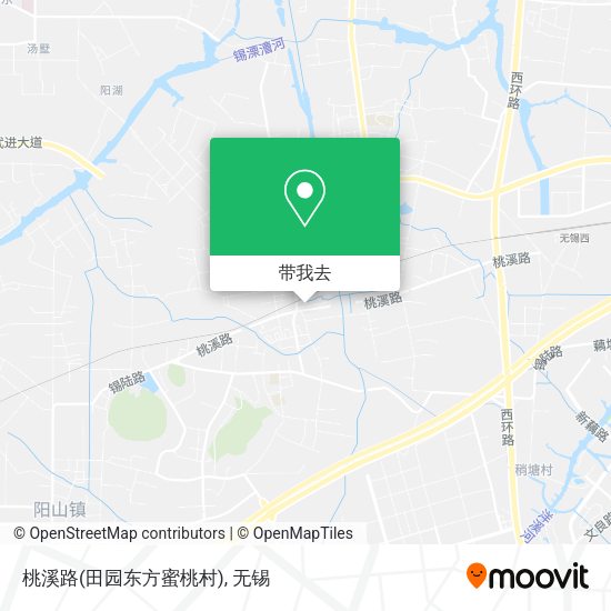 桃溪路(田园东方蜜桃村)地图
