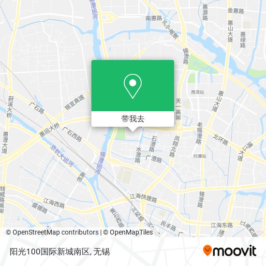 阳光100国际新城南区地图