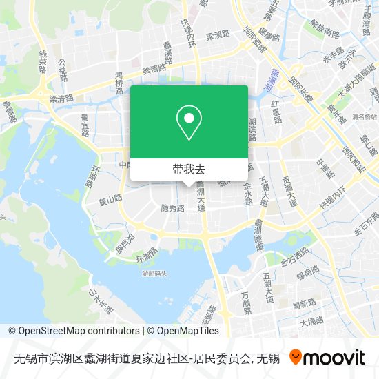 无锡市滨湖区蠡湖街道夏家边社区-居民委员会地图