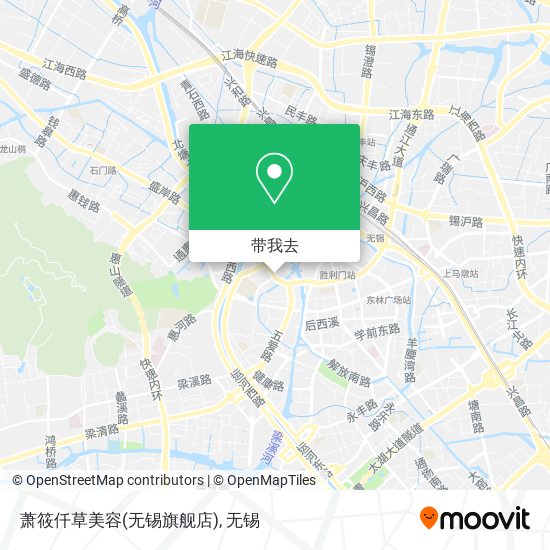 萧筱仟草美容(无锡旗舰店)地图