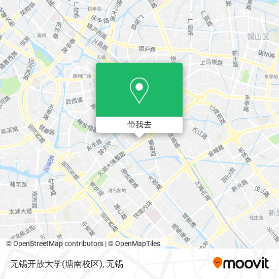 无锡开放大学(塘南校区)地图