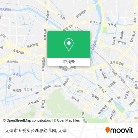 无锡市五爱实验新惠幼儿园地图