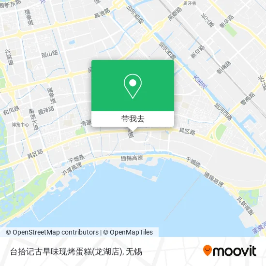 台拾记古早味现烤蛋糕(龙湖店)地图