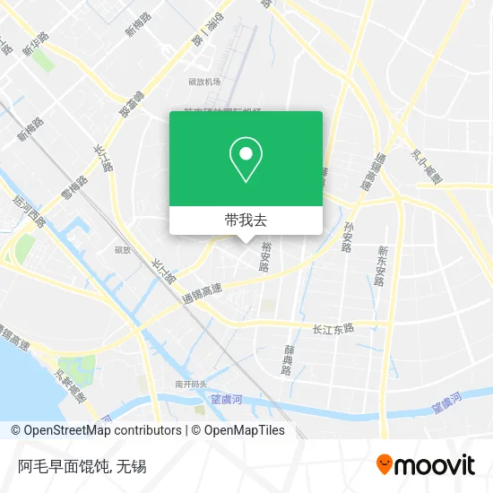 阿毛早面馄饨地图