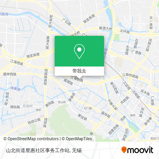 山北街道星惠社区事务工作站地图