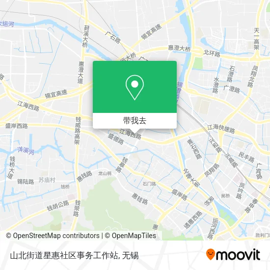 山北街道星惠社区事务工作站地图