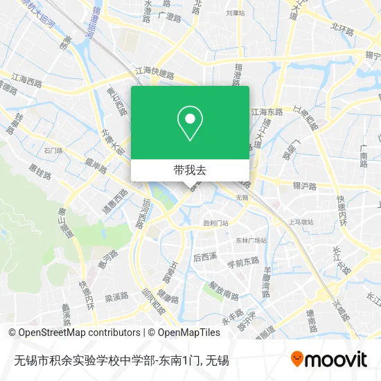 无锡市积余实验学校中学部-东南1门地图