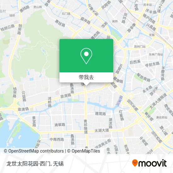 龙世太阳花园-西门地图