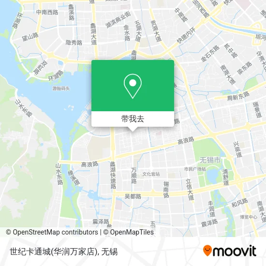 世纪卡通城(华润万家店)地图