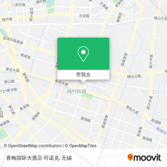 香梅国际大酒店-司诺克地图