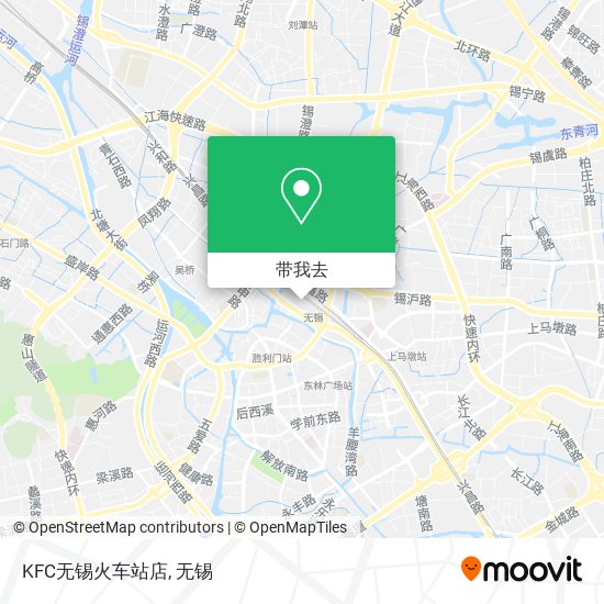 KFC无锡火车站店地图
