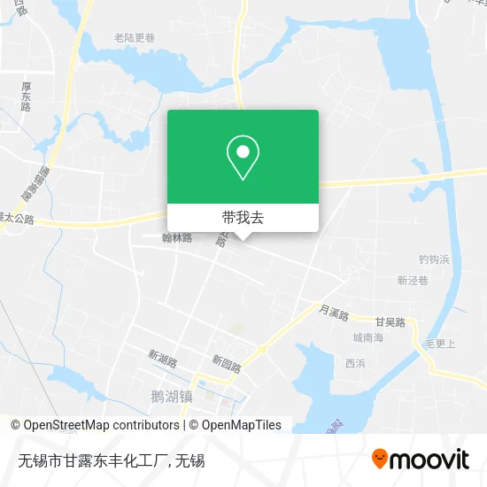 无锡市甘露东丰化工厂地图