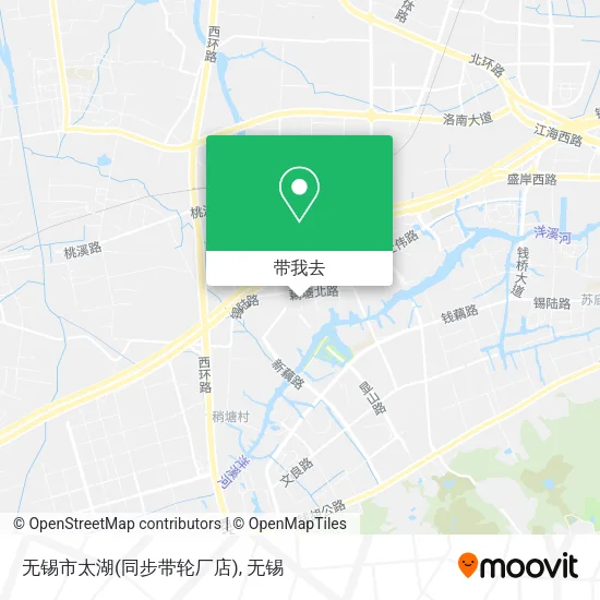 无锡市太湖(同步带轮厂店)地图