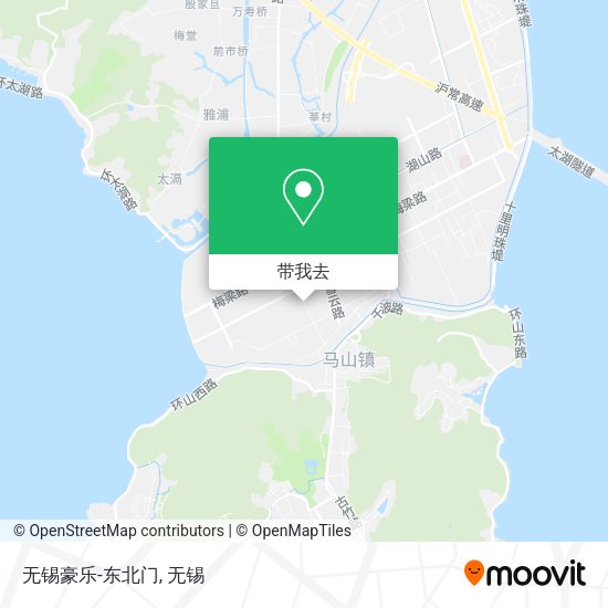 无锡豪乐-东北门地图