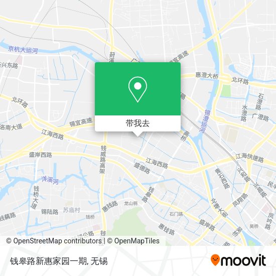 钱皋路新惠家园一期地图