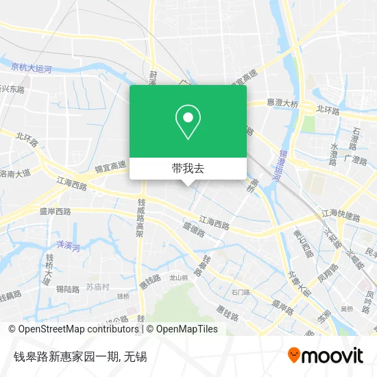 钱皋路新惠家园一期地图