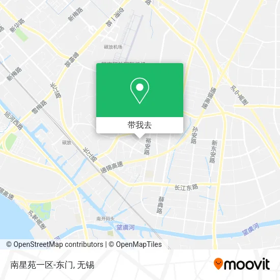 南星苑一区-东门地图