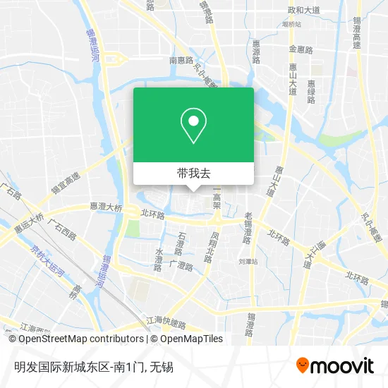 明发国际新城东区-南1门地图