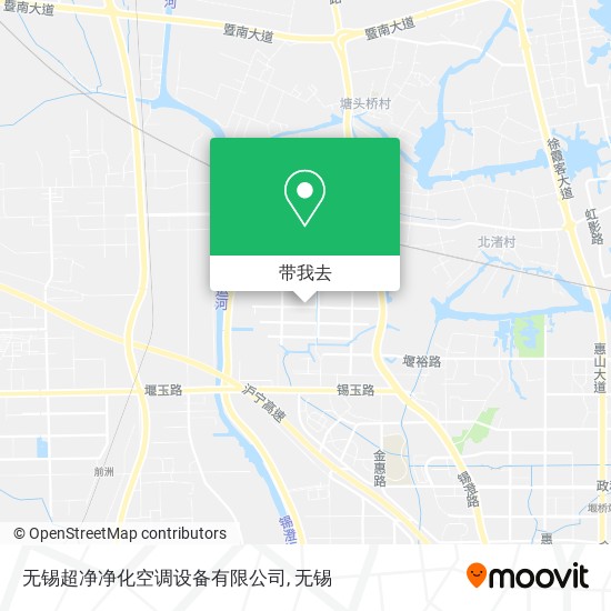 无锡超净净化空调设备有限公司地图