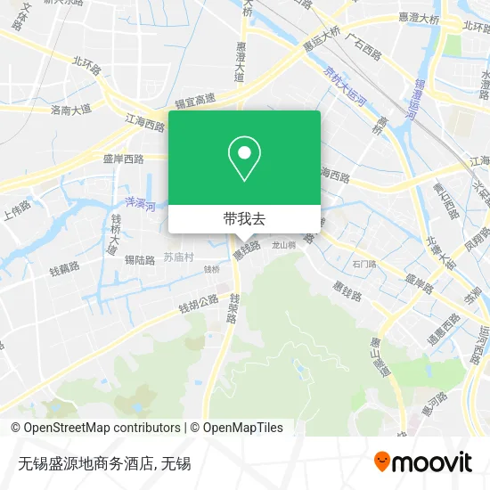 无锡盛源地商务酒店地图