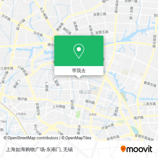 上海如海购物广场-东南门地图
