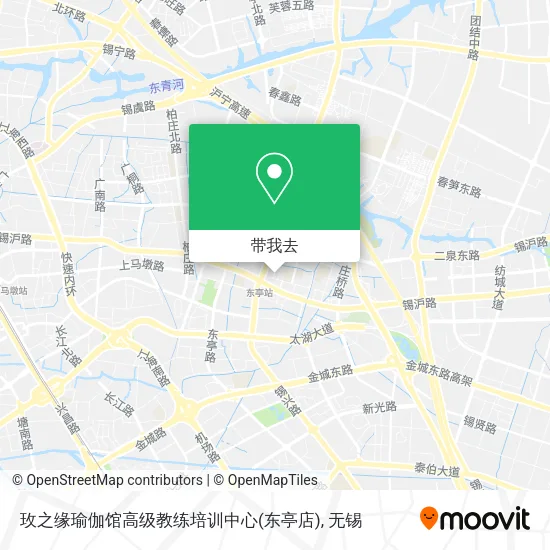 玫之缘瑜伽馆高级教练培训中心(东亭店)地图